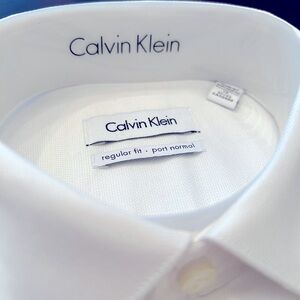 Men’s Calvin Klein white dress shirt